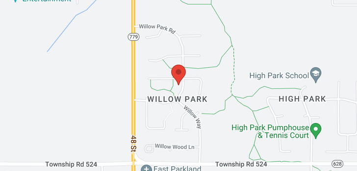 map of 33 Willow Park RD
